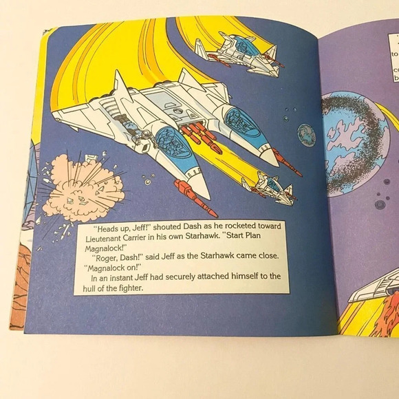 Vintage  1988 StarCom Doom In Space Book By Dwight Jon Zimmerman Golden Book - Picture 12 of 14